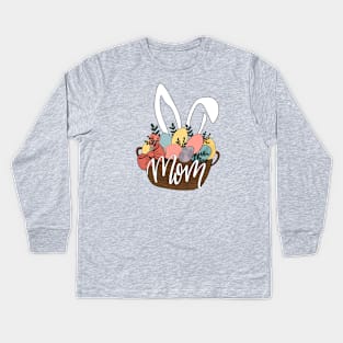 Easter Mom Kids Long Sleeve T-Shirt